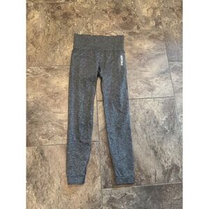 Gymshark XS Women's Gray Heather Seamless High Waisted Workout‎ Leggings